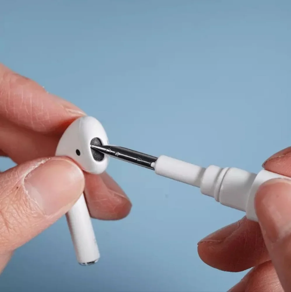 Bluetooth Earbuds Cleaning Pen, Multi-Function Cleaner Kit Soft Brush for Wirele